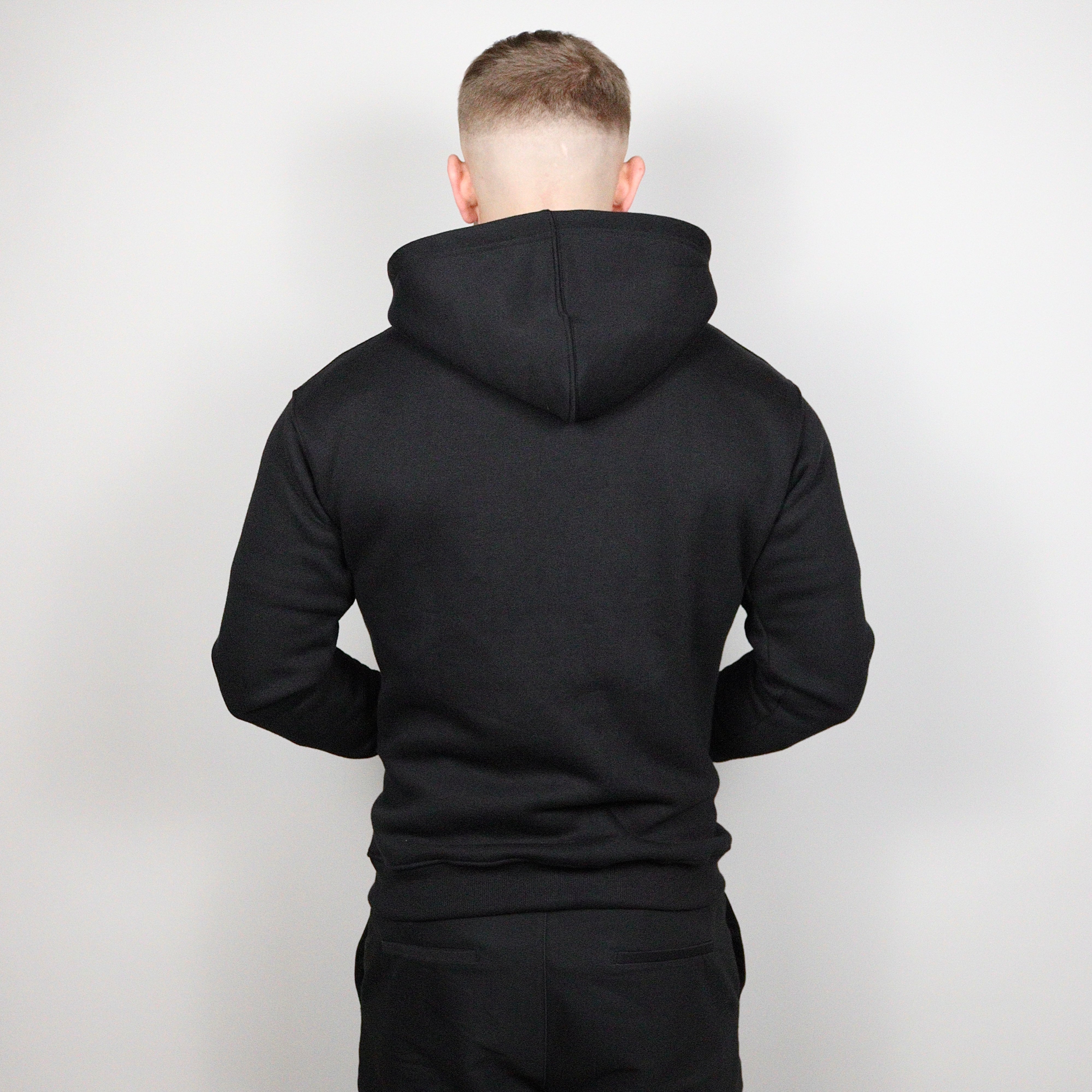 Full-zip hoodie Black