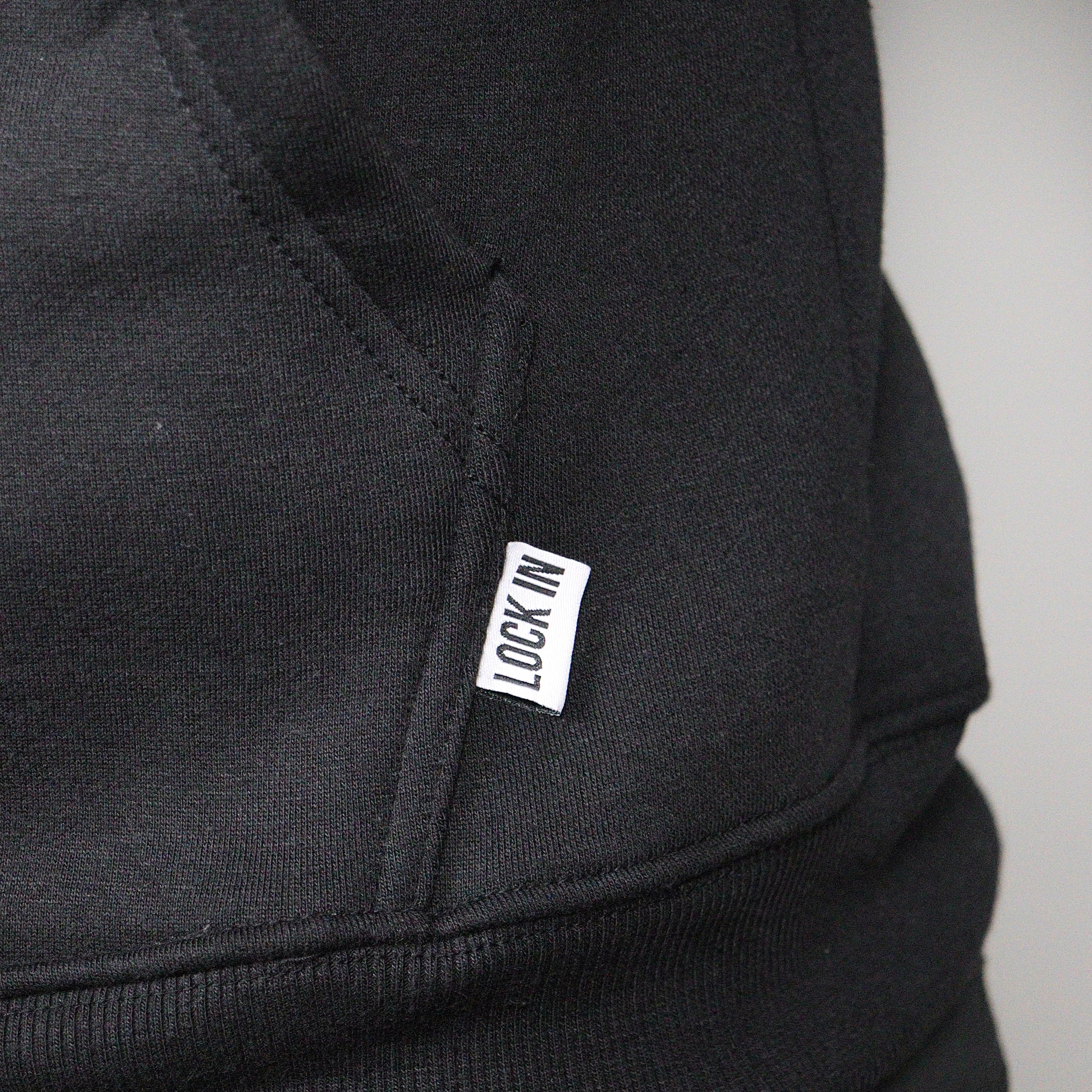 Full-zip hoodie Black