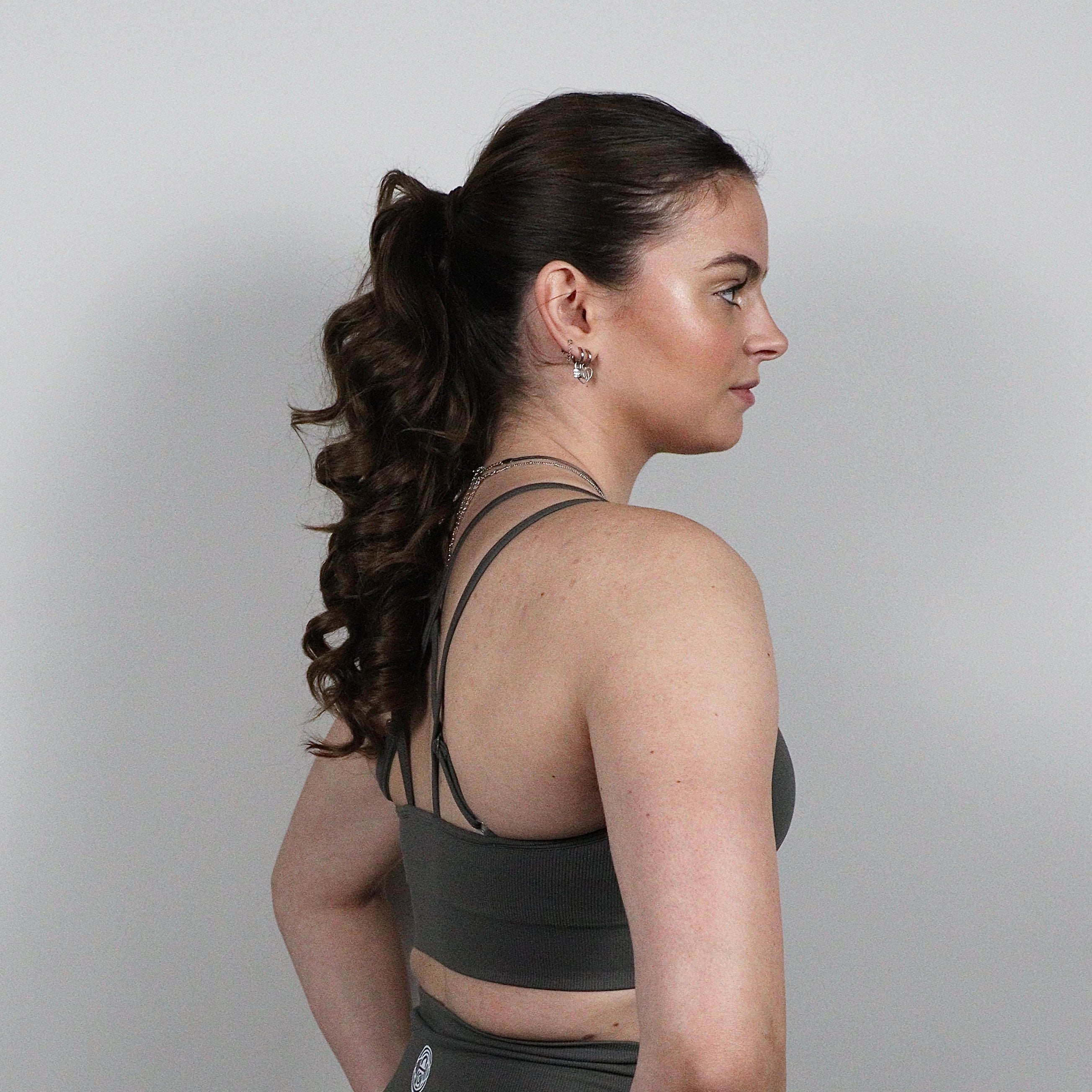 Cross-back sportsbra Grey