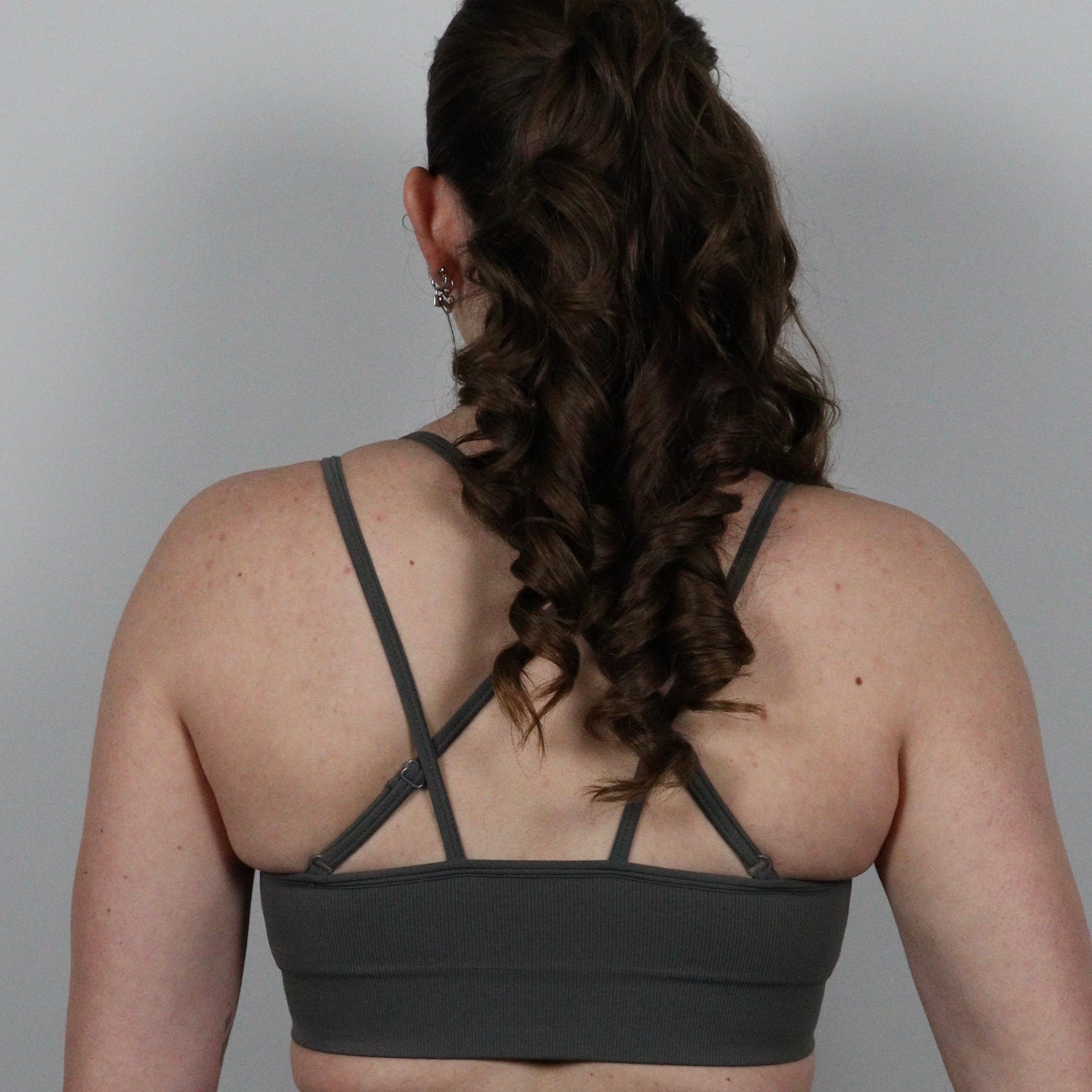 Cross-back sportsbra Grey