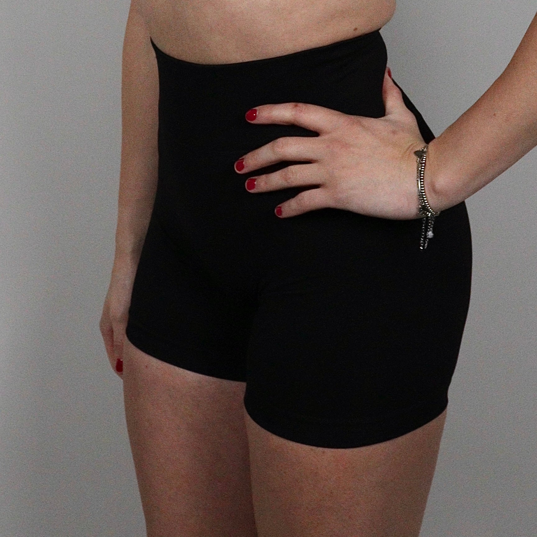 Highwaist shorts Black