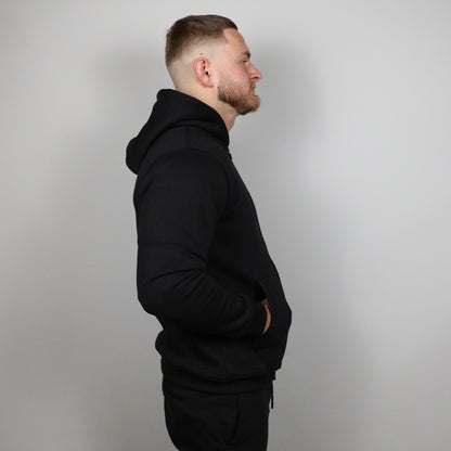 Full-zip hoodie Black
