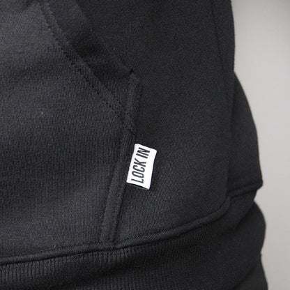 Full-zip hoodie Black